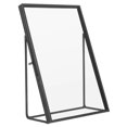 thumbnail image 2 of Desk Picture Frame Desktop Glass Frame Home Decor Display Photos Black 15.20X10.20X5.00CM Brass 1Pack, 2 of 5