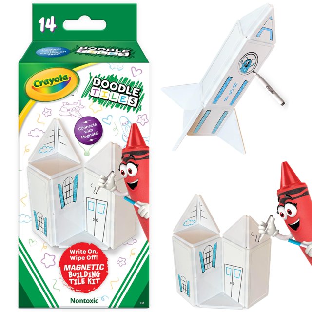 Set de construcción magnético CreateOn Crayola Doodle para niños de más de 3 años