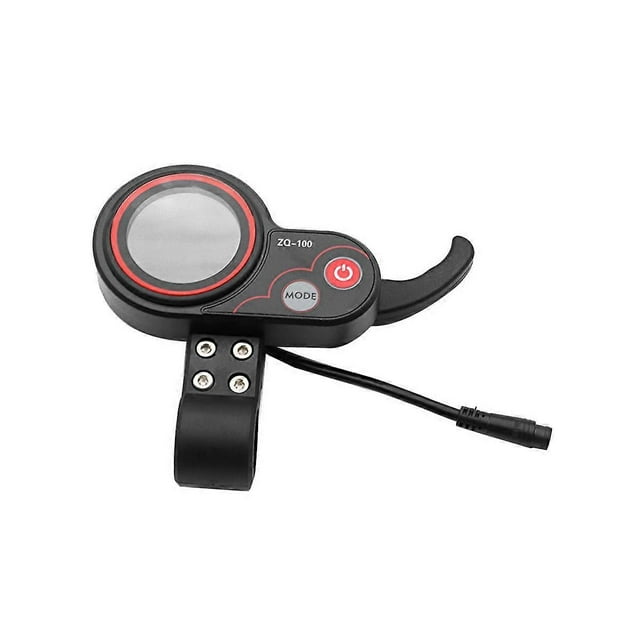 ZQ-100 Kilométrage Compteur de Vitesse Réglable pour Trottinette Électrique Affichage 6 Broches
