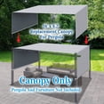 thumbnail image 5 of SUNRISEUMBRELLA 18' x 8.2' Universal Replacement Canopy Top Cover for Pergola Structure(Canopy Only)(Circle Pattern), 5 of 5