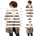 thumbnail image 3 of Ruyang Toddler Boys Plaid Hooded Coat Button Long Sleeve Jacket Sherpa Lined Warm Mid Length Overcoat Kids Winter Outerwear, 3 of 6