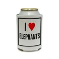 thumbnail image 1 of I Love Heart Elephants Can Cooler Drink Insulator Beverage Insulated Holder, 1 of 1