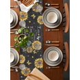 thumbnail image 2 of nqOlkjepod Retro Sunflower Table Runner 72 Inches Long Farmhouse Dress Scarves, Spring Summer Farmhouse Floral Butterfly Dining Tablerunner for Coffee Table/Kitchen Island/Party Décor, 14" x 72", 2 of 8