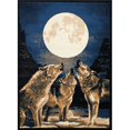 thumbnail image 1 of United Weavers 910 02660 58 5 ft. 3 in. x 7 ft. 2 in. Legends Howling Moon Area Rug, Multicolor, 1 of 1