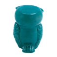 thumbnail image 2 of Decmode Modern 17 x 13 Inch Turquoise Ceramic Owl Stool, 2 of 4