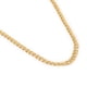 thumbnail image 2 of Cadena Collar Ametrinaa Cubana 7mm Ajustable 40-45 cm Chapa de Oro 18k, 2 of 5