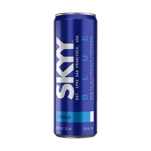 Bebida alcohólica preparada SKYY Blue Citrus 355 ml