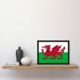 thumbnail image 2 of Wales National Flag Patriotic Vexillology World Flags Country Region Poster Artwork Framed Wall Art Print A4, 2 of 4
