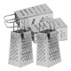 thumbnail image 3 of 4pcs Stainless Steel Cheese Grater Manual Fruit Grater Cheese Grating Tool for Home, 3 of 4