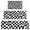 Black and White, variant on Black and White Wavy Checkerboard Pattern Kitchen Rugs Sets Of 3,Kitchen Runner Rugs Non Skid Washable,Decorative Kitchen Floor Mats for Kitchen,Sink,Laundry,17"x30"+ 17"x47" + 17"x59"
