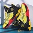 thumbnail image 3 of Men's Breathable Basketball Sneakers - Non-Slip, Shock-Absorbing Sneakers for Training & Outdoor Activities，Comfortable, 3 of 9
