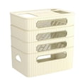 thumbnail image 3 of Caja de almacenamiento de enrutador perfecl Organizador de cable Beige 4 Niveles, 3 of 8