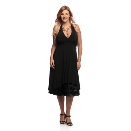 Black halter dress 34 length dresses for sale zionsville