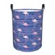 thumbnail image 1 of Fotbe Flamingo Cesto de Ropa con Asas, Cesto Impermeable de Gran Capacidad, Bolsa de Lavado para Dormitorio, Cesto de Ropa con Ruedas y Asas-Small, 1 of 6