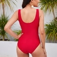 thumbnail image 7 of asdoklhq Plus Size Swimsuit Clearance Under $10,Women Bikini with Chest Pads without Underwire Strap Swimsuit Beach, 7 of 7