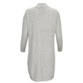 thumbnail image 3 of Women's Gray Liberty Flames Oversized Cuddle Tri-Blend Cardigan, 3 of 3