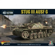 Bolt Action StuG III AUSF G German Assault Gun Tank 1:56 WWII Military Wargaming Plastic Model Kit