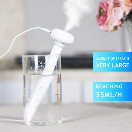 

Clearance! YOHOME USB Portable Mini Humidifier Cool Mist Humidifier Travel for Travel Office