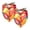 Multi-colored, variant on PhooArto Beautiful Sunflower Pattern Dog Bandanas, 2 Pack Soft Washable Pet Scarf Triangle for Large Dogs Puppies and Cats