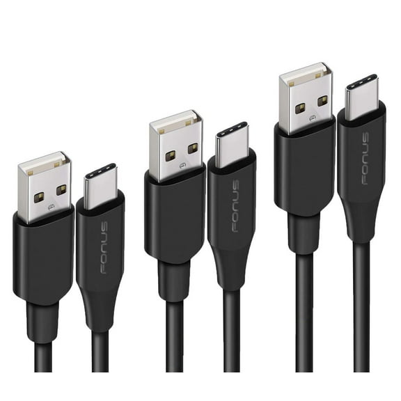 Fast Charge 3ft, 6ft and 10ft Long USB-C Cable for Motorola Moto G Power 5G (2024) - TYPE-C Cord Power Wire Sync High Speed