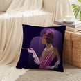 thumbnail image 3 of LALILO Throw Pillow Covers Retro Fashion Glamour Girl African American Cushion Cover 18" x 18", 2 Pack, 3 of 6