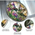 thumbnail image 2 of Hummingbird Stained Glass Sun Catcher with Mountain Stained Glass Window Hanging, Suncatchers for Windows Hanging, Lavender Wall Decor, for Women/Friends/Lover, 2 of 5