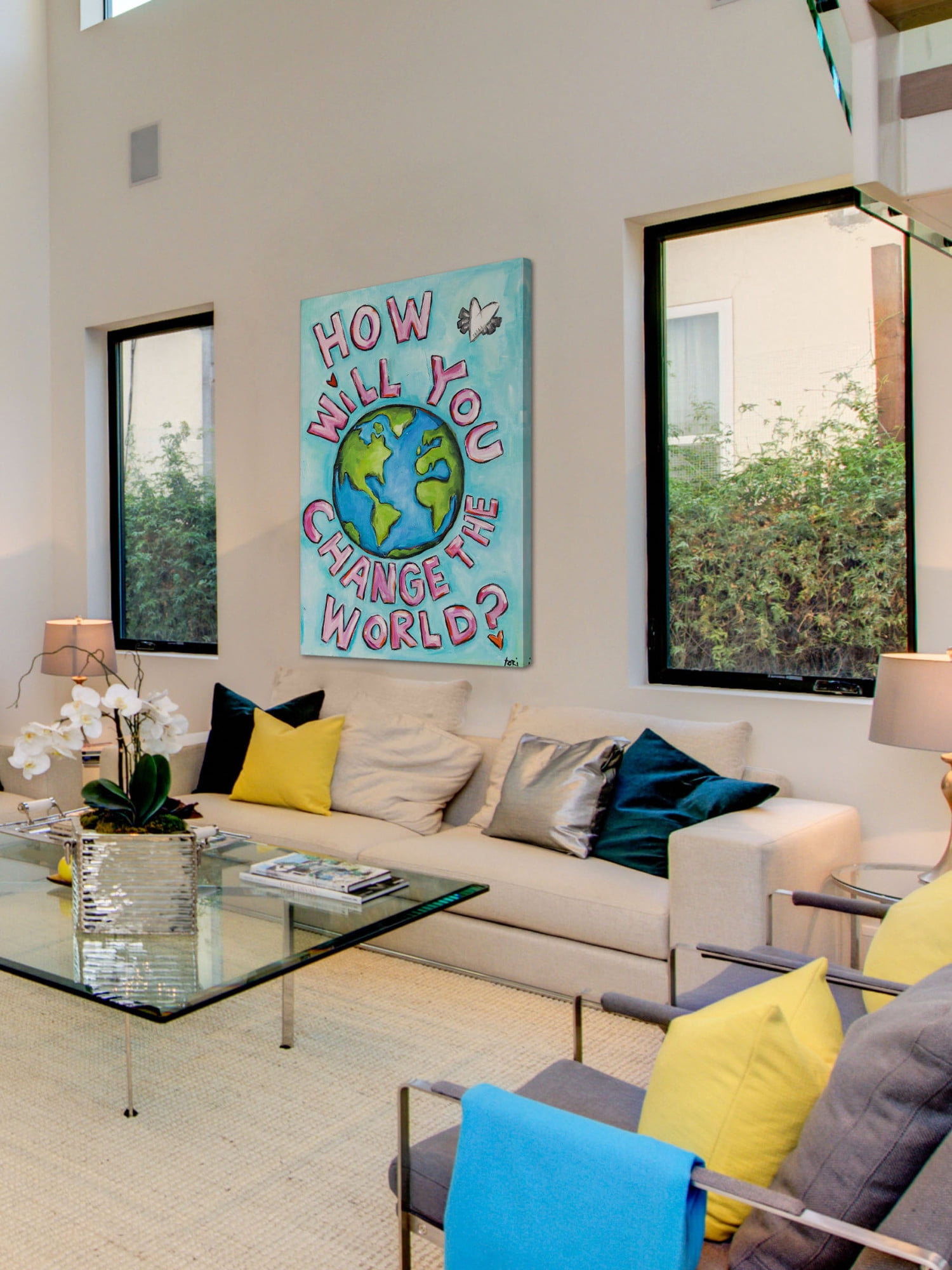 Marmont Hill "How Will You" by Tori Campisi Painting Print on Canvas
