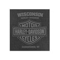 thumbnail image 2 of Harley-Davidson Men's Ghost Face Chest Pocket Short Sleeve T-Shirt, Heather (M), Harley Davidson, 2 of 3