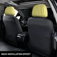 thumbnail image 3 of Naloa Yellow Checkboard Print 2 PCS Car All-Inclusive Headrest Cover,Seat Headrest Cover Headrest Cover Protector for Most Car Models, 3 of 9