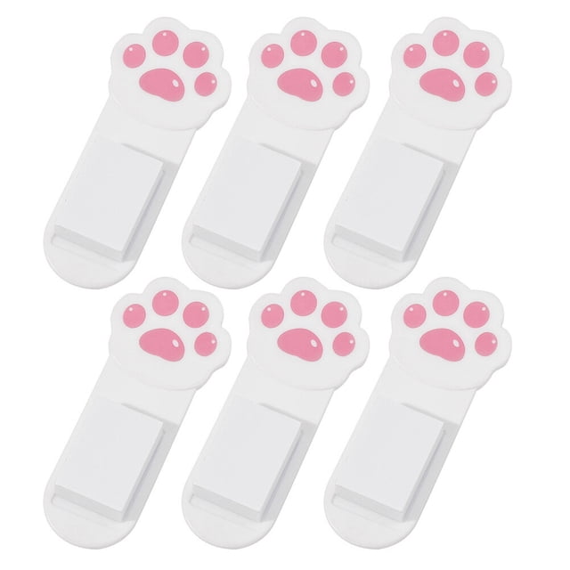 6 PCS Automuros Autorizos Tapa de inodoro LIBETER CAT PAW LIBTER DE TAPO DE TAZA DEL BAÑO