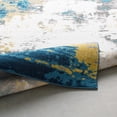 thumbnail image 5 of Hauteloom Dover Living Room, Bedroom Area Rug - Contemporary - Teal, Navy, Mustard - 5'3" x 7'7", 5 of 11