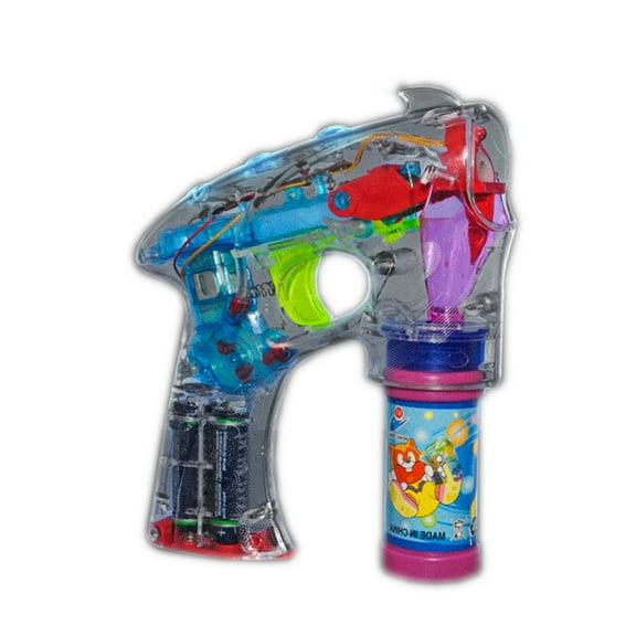 LED Color Changing Bubble Gun