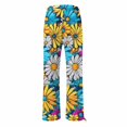 thumbnail image 5 of Stephy Women's New Thin Elastic Loose Large Size Korean Version of Everything Long Trousers Casual Trousers Haren, Black, L, 5 of 5