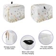 thumbnail image 5 of Toaster Cover 2 Slice, Spring Floral Dustproof Bakeware Oven Protector with Top Hook, Butterfly Summer Botanical Watercolor Waterproof Small Kitchen Appliance Toasters Dust Cover, 11"x6"x8", 5 of 9