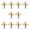 Golden, variant on WIND LAND 10Pcs Spin Fishing Lures Plug Casting Fly Propeller Spinnerbait Props