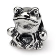 thumbnail image 1 of 925 Sterling Silver Charm For Bracelet Kids Frog Bead Kid Line, 1 of 8