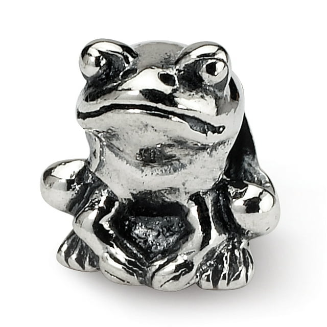 925 Sterling Silver Charm For Bracelet Kids Frog Bead Kid Line