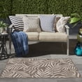 thumbnail image 4 of Nourison Garden Oasis 2' x 4' Mocha Tropical Rug, 4 of 9