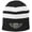 Black/White, variant on RT Route 66 Patch Acrylic Beanie Hat Cap, Black/White