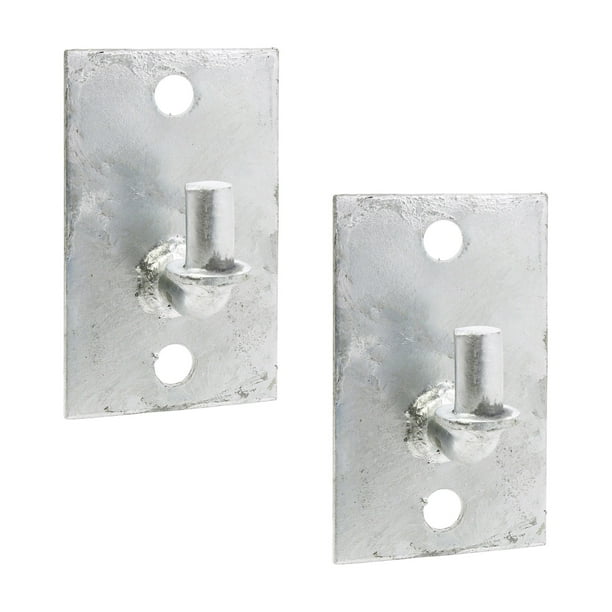 Plum Fittings Chain Link Fence Wall Mount Gate Hinges Galvanized