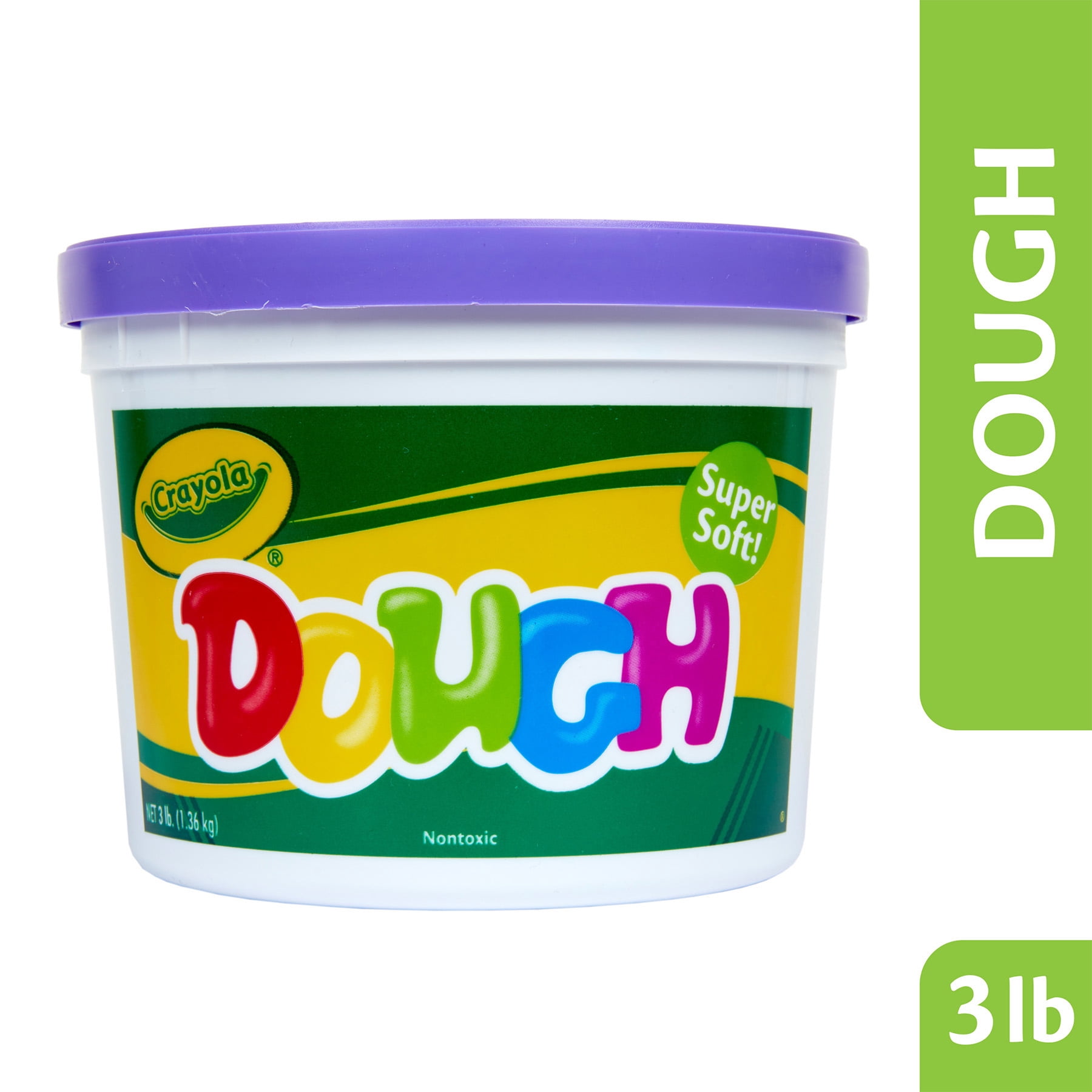 Crayola Modeling Dough, Purple, 3 lbs, Set of 2 buckets