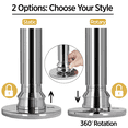 thumbnail image 4 of Renwick Portable Dance Pole Height Adjustable 7'-9' Silver, 4 of 10