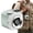 Green, variant on JEBTBFZE Mini Camera Portable Fan with Lanyard, 199-Speed USB Rechargeable Neck & Handheld Fan with LED Display for Travel Office (White)