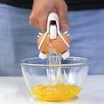 thumbnail image 2 of Egg Separator/Egg Shell Separator/Egg Cutter - Automatic Egg Breaker/Handheld Plastic Egg Beater, 8.6 Inch, White, Plastic, 2 of 7
