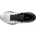thumbnail image 4 of Mizuno Men's Wave Sky 6 Running Shoe, Size 12, White-Cyber Yellow (0034), 4 of 5
