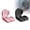 Black+pink, variant on 2-in-1 Seat Cushion and Backrest,One-Piece Coccyx Pad,Ergonomic Back Support Pillow with Non-Slip Base for Office Home and Vehicle Use