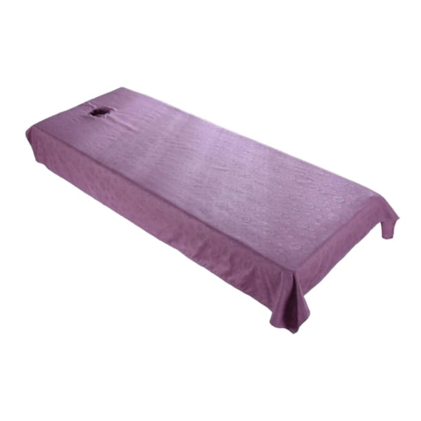 Sábana de cama de belleza Yinane Equipo de poliéster reutilizable para camilla de 120 cm x 200 cm