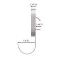 thumbnail image 3 of Ganchos de pared 3M CLAW, 11,34 kg, pesados, para colgar, paquete de 4, 3 of 9