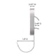 thumbnail image 3 of Ganchos de pared 3M CLAW, 11,34 kg, pesados, para colgar, paquete de 4, 3 of 9
