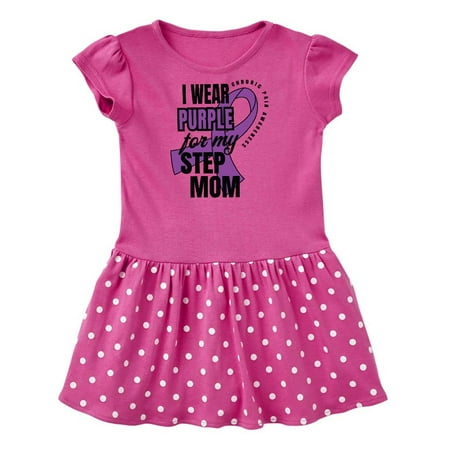 

Inktastic Chronic Pain I Wear Purple For My Step Mom Gift Baby Girl Dress